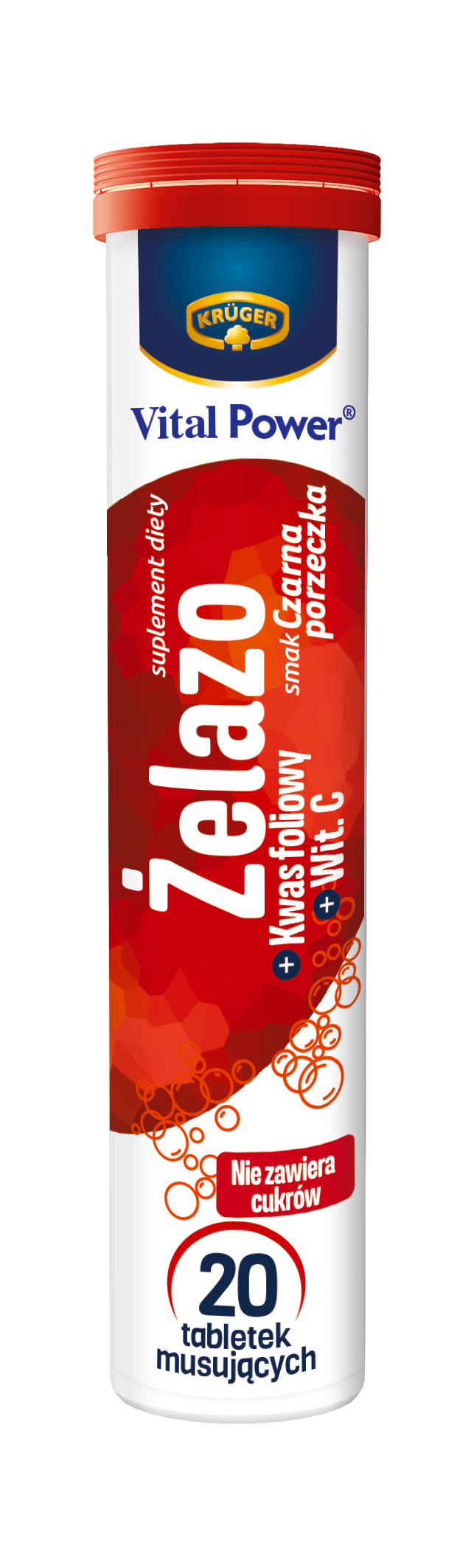 Kruger Iron Dietary Supplement Effervescent Tablets LUXIMO