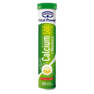 Kruger Calcium Dietary Supplement Effervescent Tablets