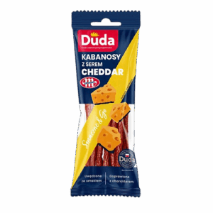 Кабаноси Duda свинні з сиром Чеддер 95г